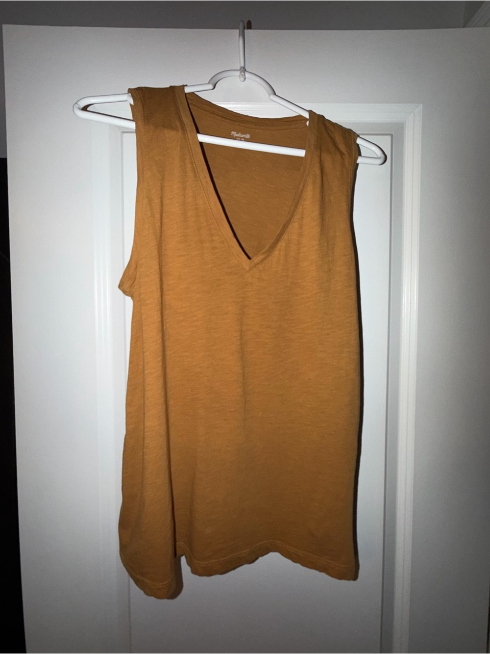 Women’s Madewell brown sleeveless top size M EUC